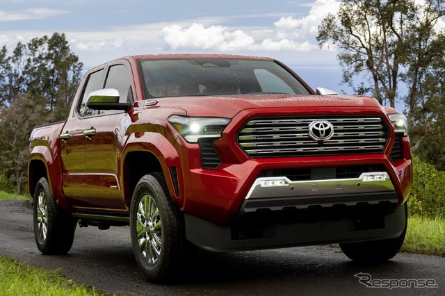 米への輸入車25%追加関税、トヨタは販売価格を当面維持するという。写真はトヨタ タコマ(参考画像)