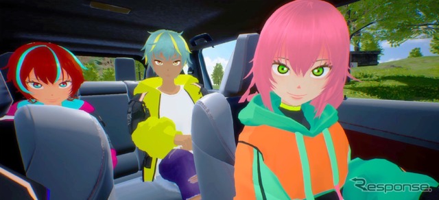 三菱自動車がJP UNIVERSE社と共同開発したバーチャルカーライフアプリ「MILAND(ミランド)」