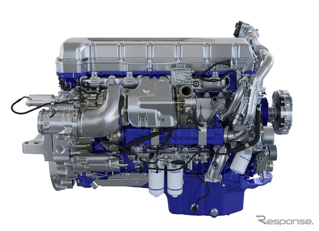 ボルボトラックの「D13 VGT」(可変ジオメトリーターボ)ディーゼルエンジン