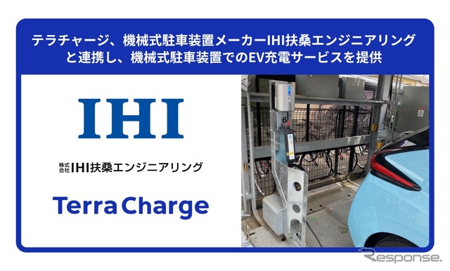 Terra ChargeがIHI扶桑エンジニアリングと連携し、新築物件における機械式駐車装置とEV充電サービス「テラチャージ」の同時提供を開始