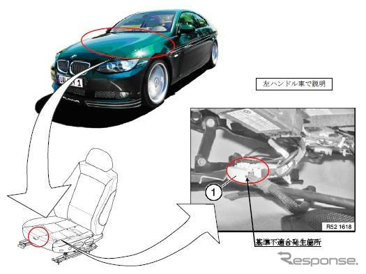 【リコール】BMWアルピナ B3 ビターボクーペ のエアバッグ…作動しないおそれ
