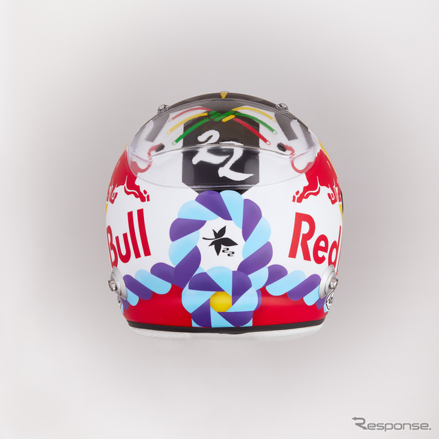 角田裕毅選手がF1日本グランプリ特別デザインヘルメットを公開! テーマは「KABUKI」市川團十郎さんが監修