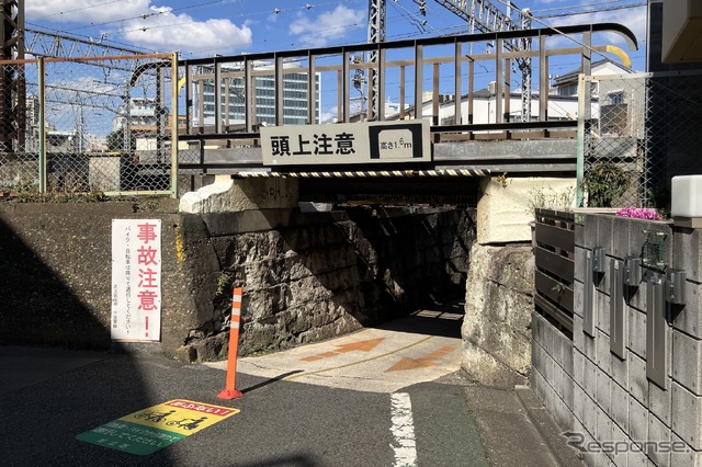 桁下1.6m、東武線・牛田~北千住