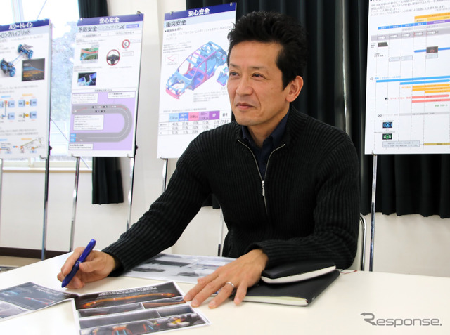 SUBARU経営企画本部 デザイン部 IMPREZA/CROSSTREK/FORESTER/BRZ 開発主査の源田哲朗さん
