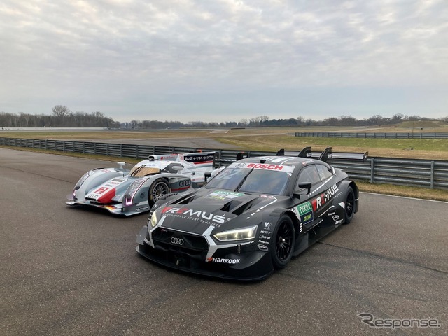 アウディ『RS 5 DTM』(手前)と『R18 e-tron quattro』(奥)