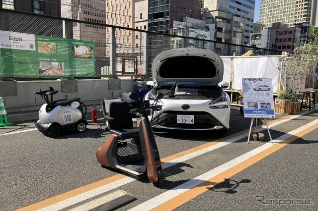 再生先取り企画:GINZA SKY WALK 2024 モビリティエリア