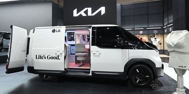 LGのAI家電を搭載したキア『PV5』のコンセプトカー