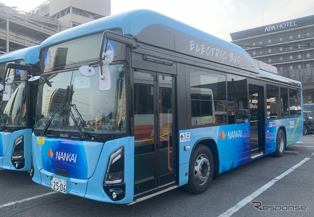 南海バスのエルガEV