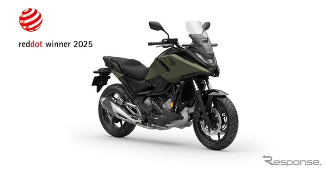 「レッド・ドット・デザインアワード」のプロダクトデザイン部門で「レッド・ドット賞」を受賞したホンダNC750X