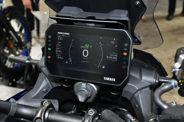 スマホ連携など知能化が進む(写真はヤマハ トレーサー9 GT+)