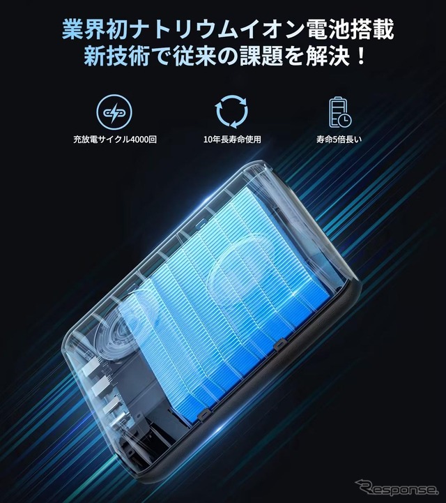 ジェスマイクからナトリウム電池採用のジャンプスターター「GK03」が発売