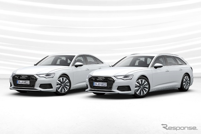 アウディA6（向かって左）とA7スポーツバック