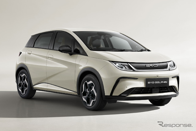 現在日本で販売されている中で最もコンパクトなBYD車『ドルフィン』