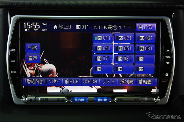 【カーナビガイド'09】SSD・フルセグ・インターナビ搭載のホンダアクセス ギャザズ VXS-102VFiを写真で
