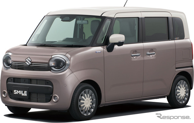 スズキ ワゴンRスマイル トープグレージュメタリック ソフトベージュ2トーンルーフ
