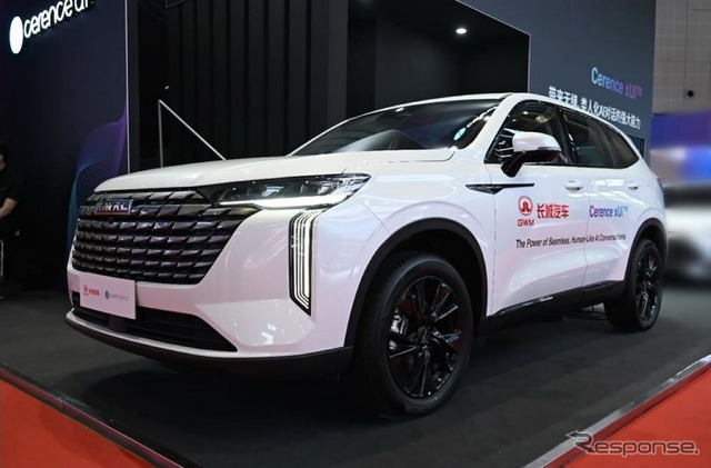 セレンスの次世代車載AIアシスタント「セレンスxUI」を長城汽車のSUVでデモ(上海モーターショー2025)