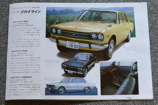 1969年の日産車(スカイライン)