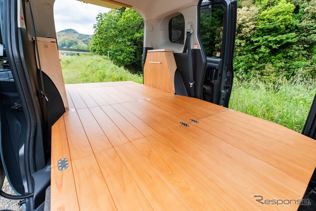 YURTの『シエンタ』用車中泊キット「VANLIFE ROOMKIT」