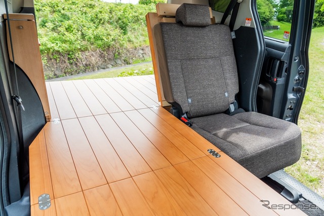 YURTの『シエンタ』用車中泊キット「VANLIFE ROOMKIT」