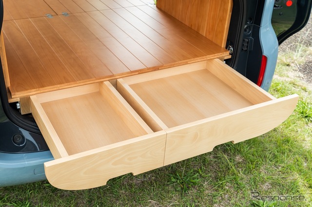 YURTの『シエンタ』用車中泊キット「VANLIFE ROOMKIT」