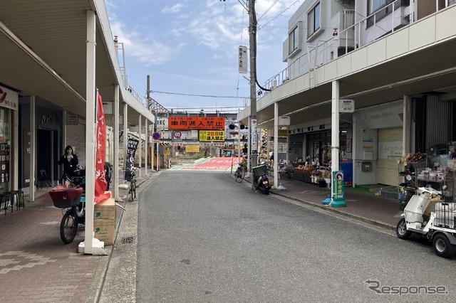 制限高さ1.9m、横浜市の生麦ガード