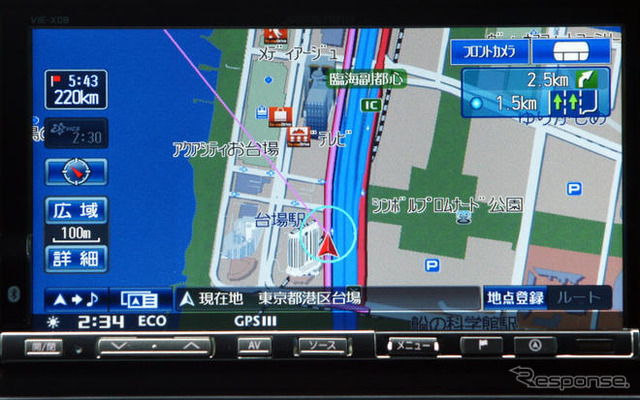【カーナビガイド'09 写真集】クチコミでも評判のハイエンド2DIN AVNを画像で…アルパイン VIE-X08