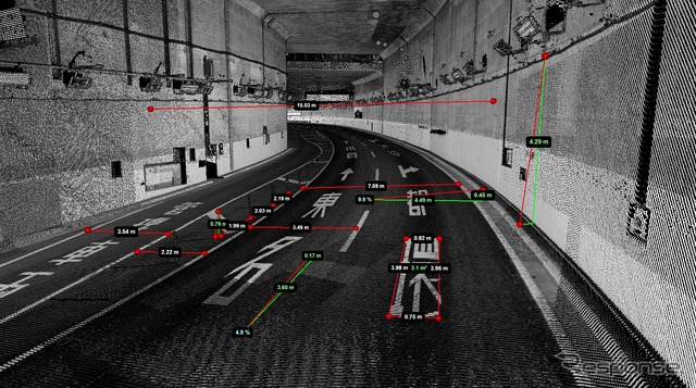 ダイナミックマッププラットフォーム「3Dmapspocket」画面イメージ