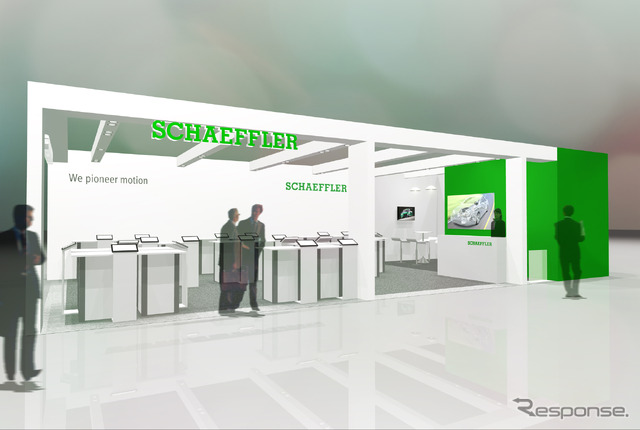 「人とくるまのテクノロジー展2025 YOKOHAMA」におけるシェフラージャパンのブース(イメージ)