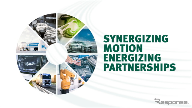 シェフラーの人とくるまのテクノロジー展2025におけるテーマは「Synergizing Motion / Energing Partnership」