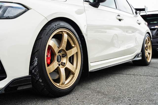 HONDA シビックタイプR × ボルクレーシング TE37S-Plus…レイズファンミーティング2025