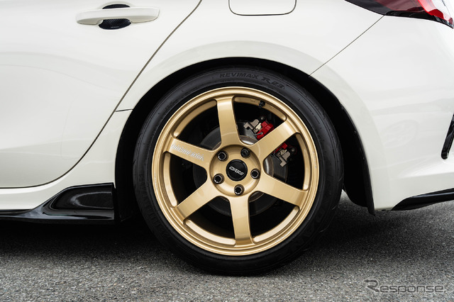 HONDA シビックタイプR × ボルクレーシング TE37S-Plus…レイズファンミーティング2025