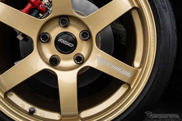 HONDA シビックタイプR × ボルクレーシング TE37S-Plus…レイズファンミーティング2025