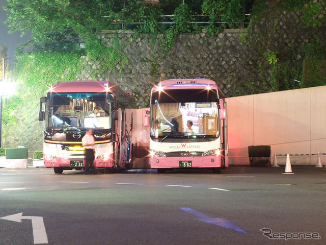 ウィラー ビジネスクラスバス 導入…ハイブリッド車で燃費向上