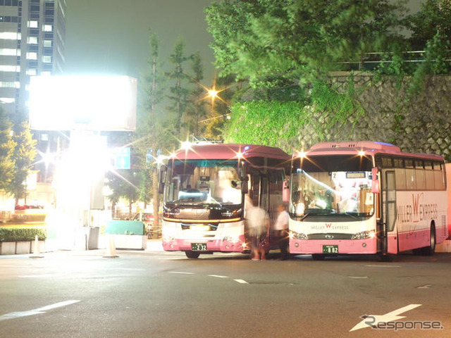 ウィラー ビジネスクラスバス 導入…ハイブリッド車で燃費向上