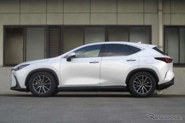 サステックプロCR レクサス・NX装着例(最下部車高:フロント 58mmダウン / リア 51mmダウン)