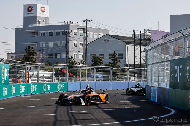 ターン5から6(東京 E Prix 2024) (c) Formula E