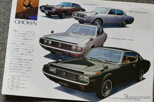 1971年のトヨタ車(クラウン)