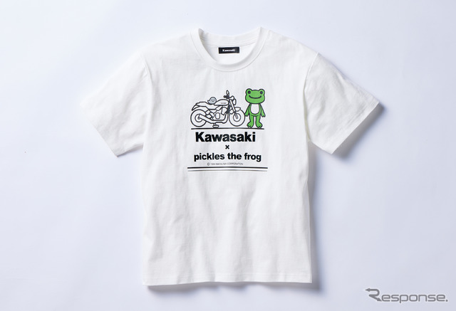 カワサキ×かえるのピクルス Tシャツ