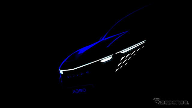 アルピーヌA390のティザー