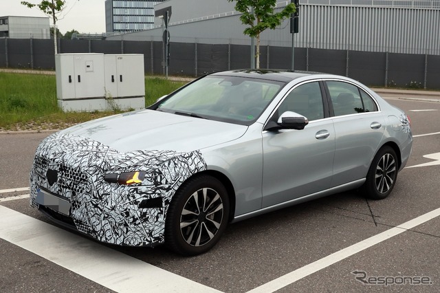 メルセデスベンツ Cクラス 改良新型、量産仕様のプロトタイプ
