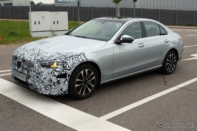 メルセデスベンツ Cクラス 改良新型、量産仕様のプロトタイプ
