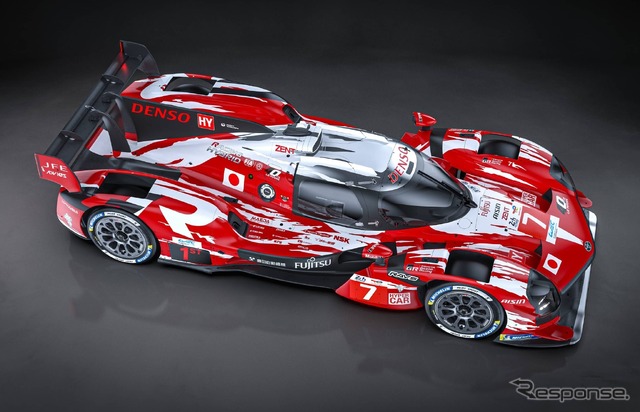 トヨタGR010 HYBRIDの特別なカラーリング仕様