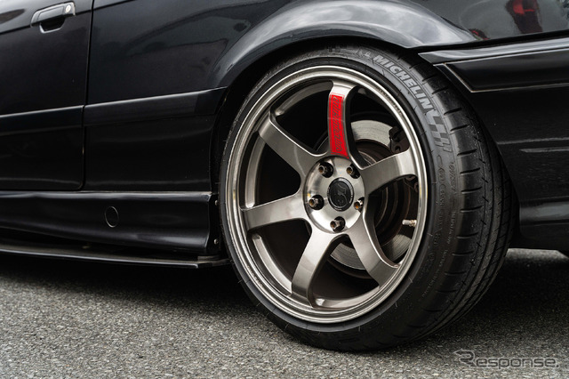 BMW M3 × ボルクレーシング TE37 SAGA SL…レイズファンミーティング
