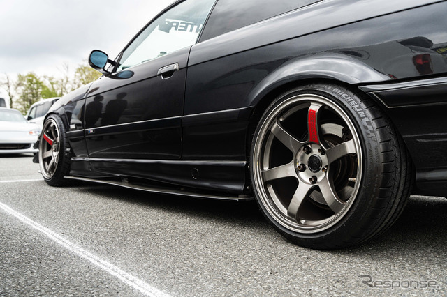 BMW M3 × ボルクレーシング TE37 SAGA SL…レイズファンミーティング