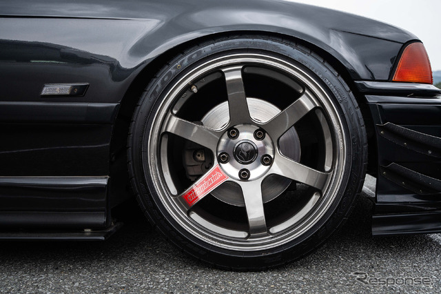 BMW M3 × ボルクレーシング TE37 SAGA SL…レイズファンミーティング