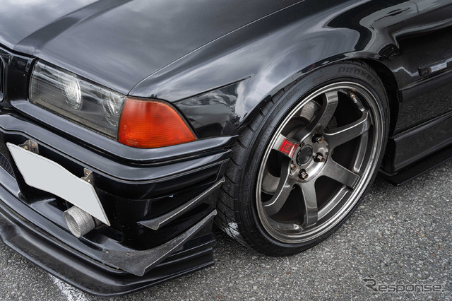 BMW M3 × ボルクレーシング TE37 SAGA SL…レイズファンミーティング