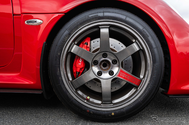 ロータス EXIGE × ボルクレーシング TE37 SAGA SL…レイズファンミーティング