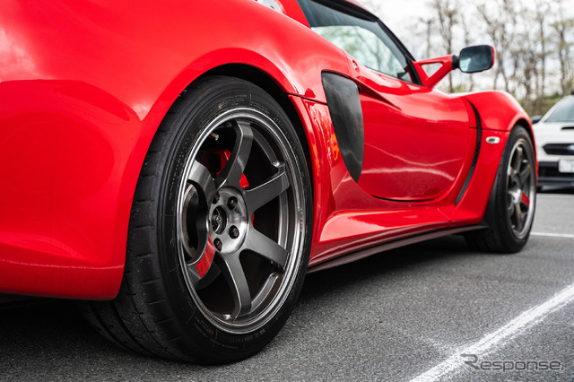 ロータス EXIGE × ボルクレーシング TE37 SAGA SL…レイズファンミーティング