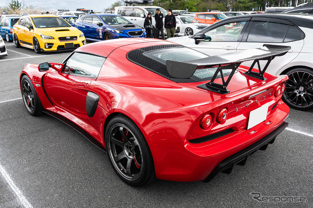ロータス EXIGE × ボルクレーシング TE37 SAGA SL…レイズファンミーティング