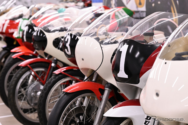 ヤマハ発動機 豊岡技術センターでレストアされる車両